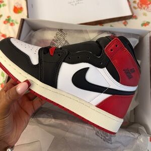 SOLD - Jordan 1s Black Toe Reimagined (GS)